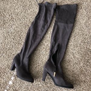 Catherine Malandrino grey over the knee boots